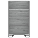 vidaXL szürke sonoma színű szerelt fa könyvespolc 80 x 31 x 137,5 cm