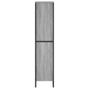 vidaXL szürke sonoma színű szerelt fa könyvespolc 80 x 31 x 137,5 cm