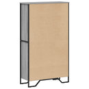 vidaXL szürke sonoma színű szerelt fa könyvespolc 80 x 31 x 137,5 cm