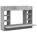vidaXL betonszürke szerelt fa falra szerelhető íróasztal 105x48x75 cm
