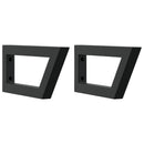 vidaXL acél és tömör bükkfa falra szerelhető mosdópolc