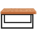 vidaXL acél és tömör bükkfa falra szerelhető mosdópolc