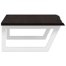 vidaXL acél és tömör tölgyfa falra szerelhető mosdópolc