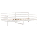 vidaXL fehér tömör fenyőfa kanapéágy fiókkal 90 x 190 cm