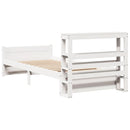 vidaXL fehér ágykeret fejtámlával matrac nélkül 90x200 cm