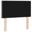 vidaXL Fejtámla LED -es lámpákkal Állítható Világosszürke 80 cm szövet