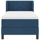 vidaXL Boxspring ágy matraccal matracmal Kék 80 x 200 cm szövet