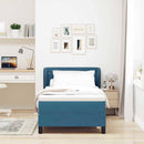 vidaXL Box Spring Ágy Matraccal Sötétszürke 80x200 cm Bársonyos