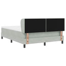 vidaXL Box Spring Ágy Matraccal Sötétszürke 80x200 cm Bársonyos