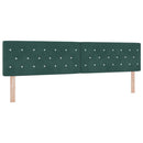 vidaXL Box Spring Ágy Matraccal Sötétszürke 80x200 cm Bársonyos