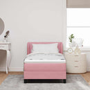 vidaXL Box Spring Ágy Matraccal Sötétszürke 80x200 cm Bársonyos