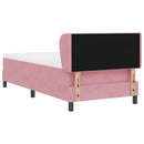 vidaXL Box Spring Ágy Matraccal Sötétszürke 80x200 cm Bársonyos