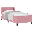 vidaXL Box Spring Ágy Matraccal Sötétszürke 80x200 cm Bársonyos
