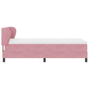 vidaXL Box Spring Ágy Matraccal Sötétszürke 80x200 cm Bársonyos