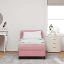 vidaXL Box Spring Ágy Matraccal Sötétszürke 80x200 cm Bársonyos