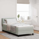 vidaXL Box Spring Ágy Matraccal Sötétszürke 80x200 cm Bársonyos