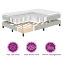 vidaXL Box Spring Ágy Matraccal Sötétszürke 80x200 cm Bársonyos