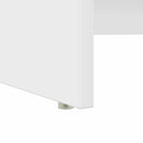 vidaXL Íróasztal tárolóval Fehér 120.5 x 44 x 88.5 cm Faanyag