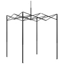 vidaXL Melegház tetővel Zöld 200 x 200 x 300 cm Acél
