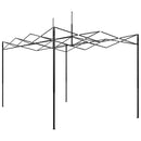 vidaXL Melegház tetővel Zöld 280 x 410 x 315 cm Acél