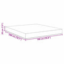 vidaXL Ágy Matrac matracmal Kék 180 x 200 cm szövet