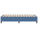vidaXL Boxrugós ágy Kék 80 x 200 cm Bársony anyag