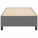 vidaXL Boxrugós ágy Világosszürke 100 x 200 cm Bársony anyag