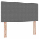 vidaXL Boxrugós ágy Világosszürke és fehér 203 x 80 x 88 cm