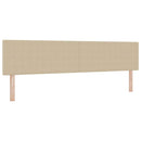 vidaXL Boxrugós ágy Világosszürke és fehér 203 x 200 x 88 cm