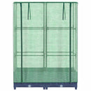 vidaXL rattan megjelenésű magaságyás melegháztakaróval 80x40x123 cm