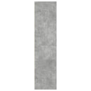 vidaXL betonszürke szerelt fa ruhásszekrény 30 x 50 x 200 cm