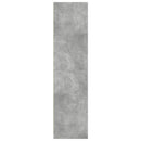 vidaXL betonszürke szerelt fa ruhásszekrény 50 x 50 x 200 cm