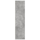 vidaXL betonszürke szerelt fa ruhásszekrény 80 x 50 x 200 cm