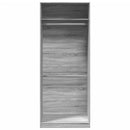 vidaXL szürke sonoma színű szerelt fa ruhásszekrény 80 x 50 x 200 cm