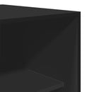 vidaXL fekete szerelt fa ruhásszekrény 100 x 50 x 200 cm
