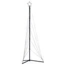 vidaXL színes fehér karácsonyfa fénykúp 525 LED-del 302 cm