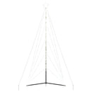 vidaXL hideg fehér karácsonyfa fénykúp 615 LED-del 404,5 cm