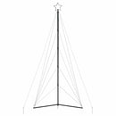 vidaXL színes fehér karácsonyfa fénykúp 615 LED-del 404,5 cm