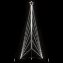 vidaXL hideg fehér karácsonyfa fénykúp 861 LED-del 478 cm