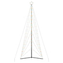 vidaXL színes fehér karácsonyfa fénykúp 861 LED-del 478 cm