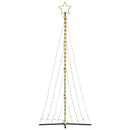 vidaXL meleg fehér karácsonyfa fénykúp 447 LED-del 249 cm