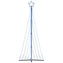 vidaXL kék karácsonyfa fénykúp 447 LED-del 249 cm