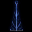 vidaXL kék karácsonyfa fénykúp 447 LED-del 249 cm