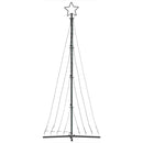 vidaXL színes karácsonyfa fénykúp 447 LED-del 249 cm