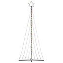 vidaXL színes karácsonyfa fénykúp 447 LED-del 249 cm