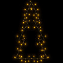 vidaXL meleg fehér karácsonyi fények karácsonyfa sziluett 80 LED