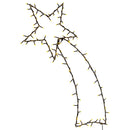 vidaXL meleg fehér karácsonyi fények Shooting Star sziluett 115 LED