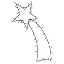 vidaXL meleg fehér karácsonyi fények Shooting Star sziluett 80 LED