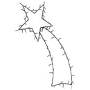 vidaXL meleg fehér karácsonyi fények Shooting Star sziluett 80 LED