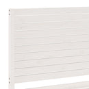 vidaXL fehér tömör fa extra hosszú ágykeret matrac nélkül 180 x 220 cm